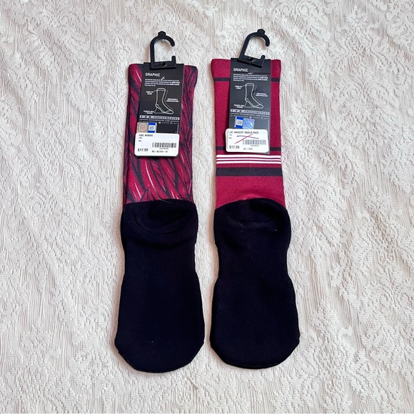 NWT Rock ‘em USC Gamecocks Cocky mascot long crew socks - Picture 3 of 5